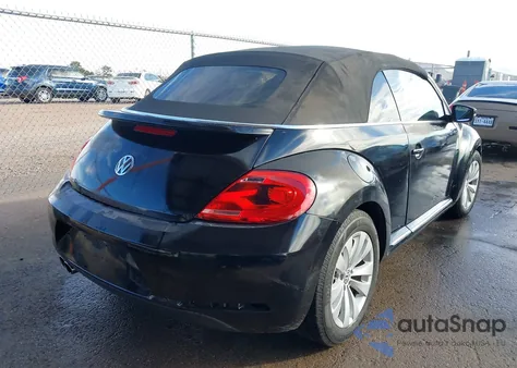 2013 Volkswagen Beetle 2.5L из США, поврежденный, VIN 3VW5X7AT2DM814556